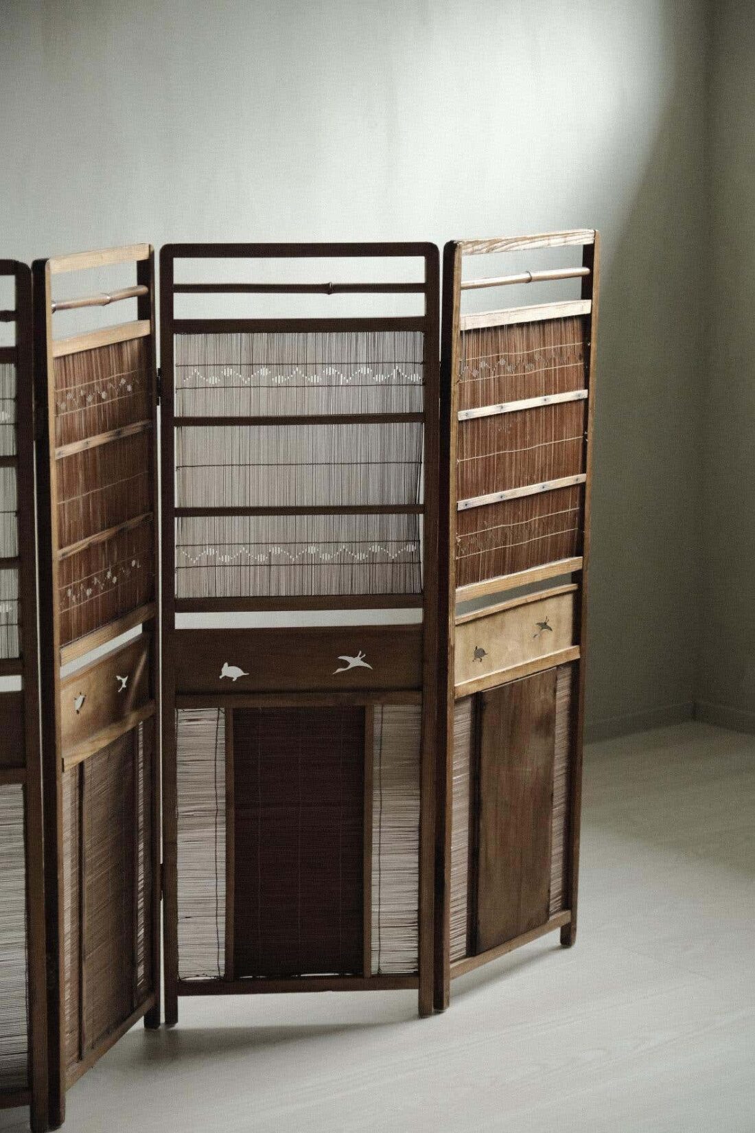 Wabi Sabi Antique Japanese Room Divider from, Originally from Japan