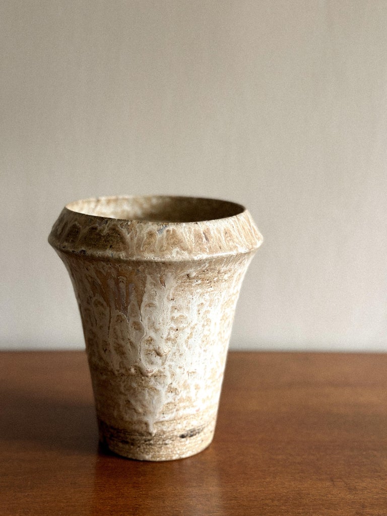 Vintage Stoneware Vase, Anonymous, Spain, c. 1970s – Bruksmann